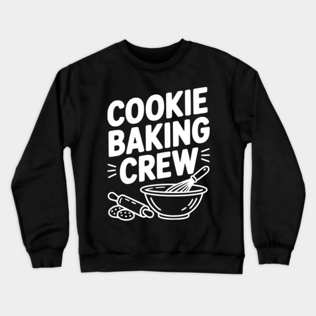 Cookie Baking Crew Crewneck Sweatshirt by Frank Ring
