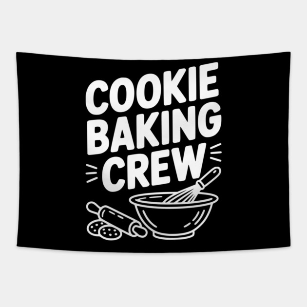 Cookie Baking Crew Tapestry by Frank Ring