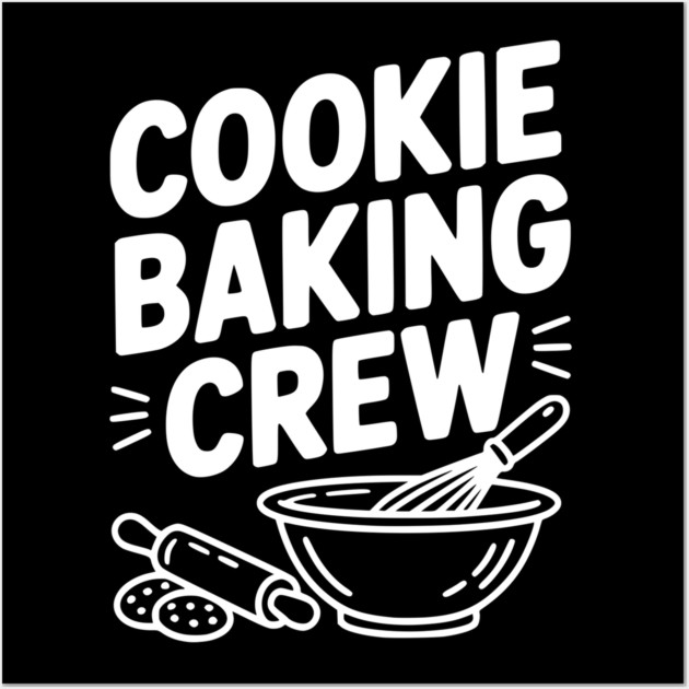 Cookie Baking Crew Wall Art by Frank Ring