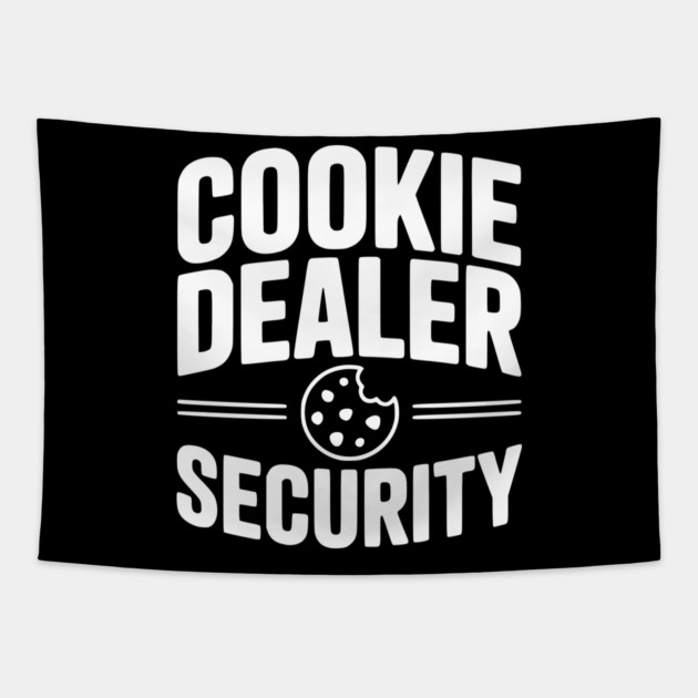 Cookie Dealer Security Tapestry by Frank Ring