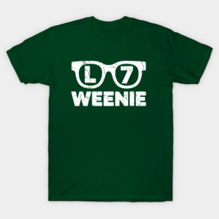 L7 WEENIE - THE SANDLOT WHITE EYEGLASS T-Shirt