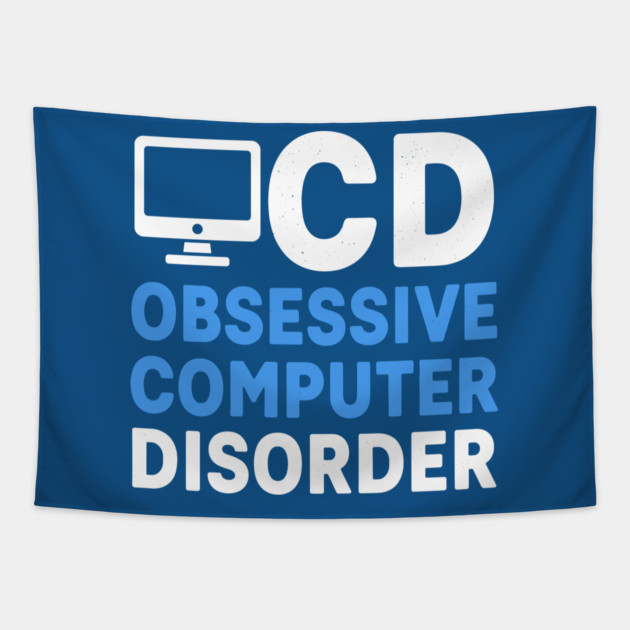 Obessive Computer Disorder Tapestry by enrynz