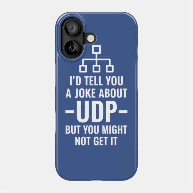 Hilarious UDP Joke Phone Case by enrynz