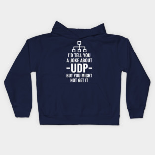 Hilarious UDP Joke Kids Hoodie