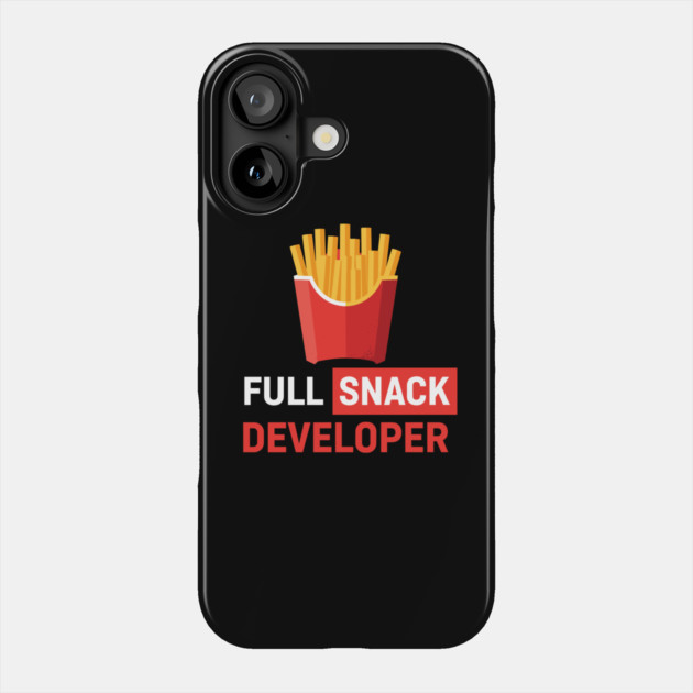 Fries - Full Snack Developer Phone Case by enrynz