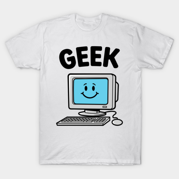 Smiling Geek T-Shirt by enrynz