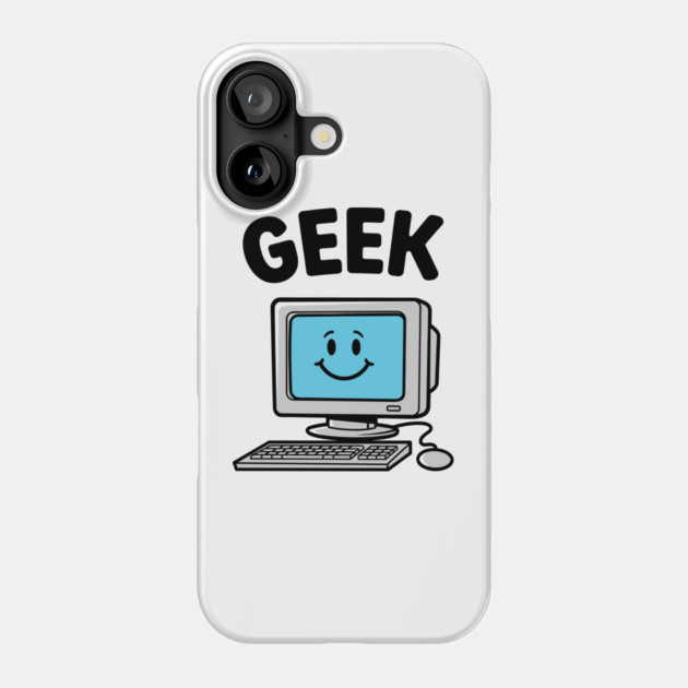 Smiling Geek Phone Case by enrynz
