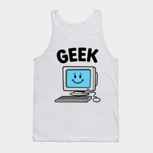 Smiling Geek Tank Top