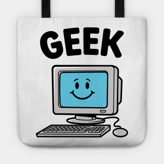 Smiling Geek Tote by enrynz