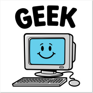 Smiling Geek Posters and Art