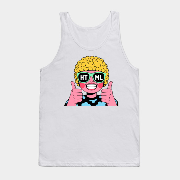 HTML Girl Tank Top by enrynz