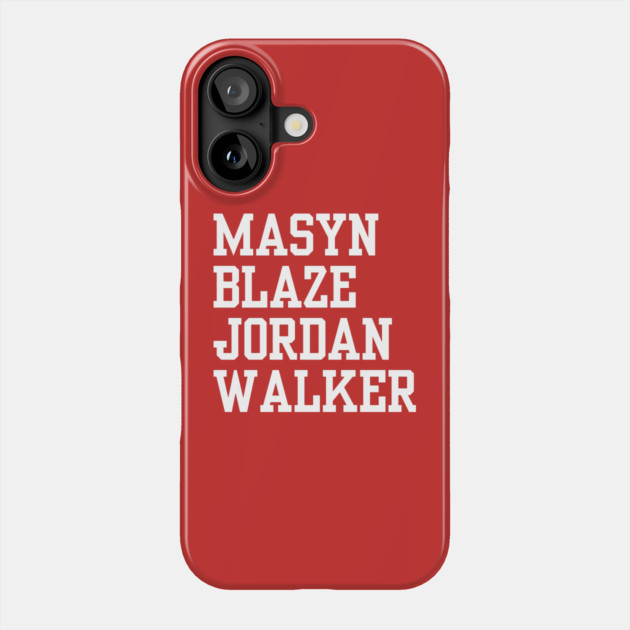 Mason Blaze Jordan Walker Phone Case by Litehouse Tees