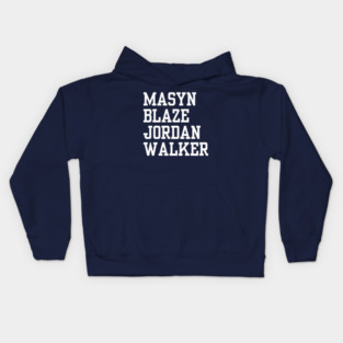 Mason Blaze Jordan Walker Kids Hoodie