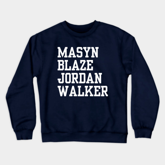 Mason Blaze Jordan Walker Crewneck Sweatshirt by Litehouse Tees