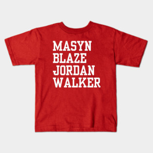 Mason Blaze Jordan Walker Kids T-Shirt