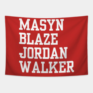 Mason Blaze Jordan Walker Tapestry