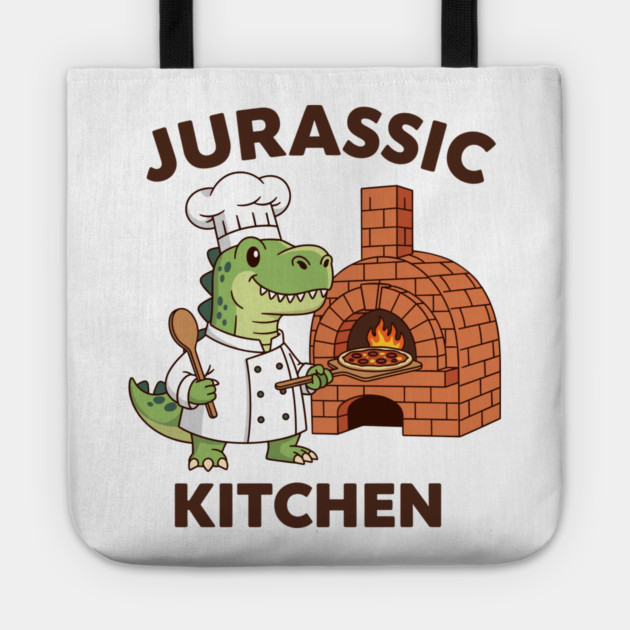 Jurassic Kitchen Tote by enrynz