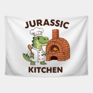 Jurassic Kitchen Tapestry