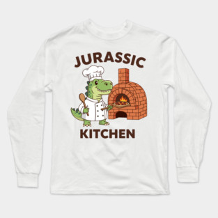Jurassic Kitchen Long Sleeve T-Shirt