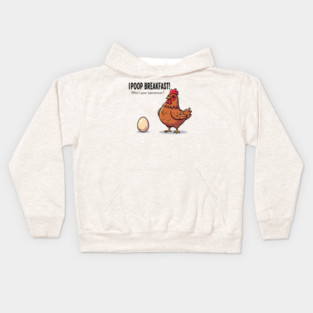 Poop Breakfast Kids Hoodie