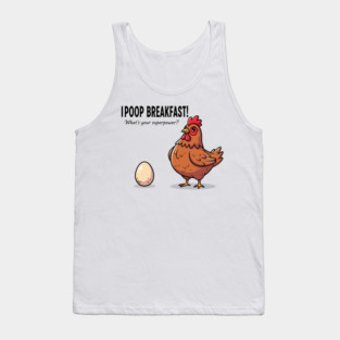Poop Breakfast Tank Top