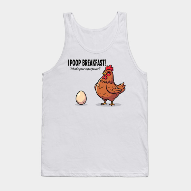 Poop Breakfast Tank Top by enrynz