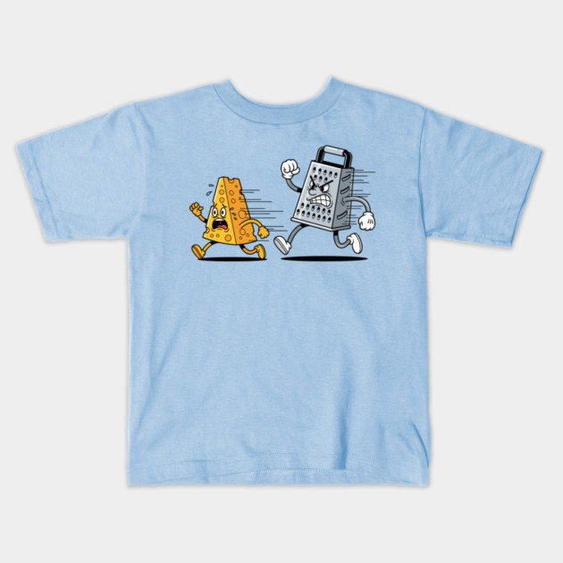 Cheesy Chase Kids T-Shirt by enrynz