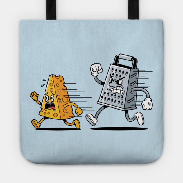 Cheesy Chase Tote by enrynz