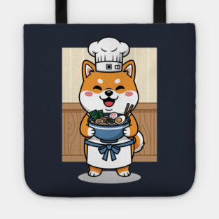 Delightful Shiba Chef Ramen Tote
