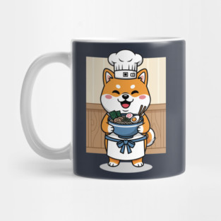 Delightful Shiba Chef Ramen Mug