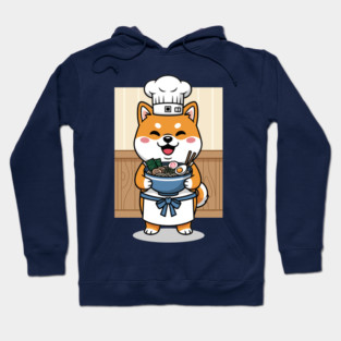 Delightful Shiba Chef Ramen Hoodie