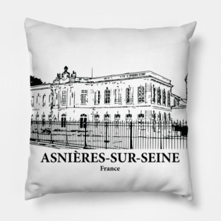 Asnières-sur-Seine - France Pillow