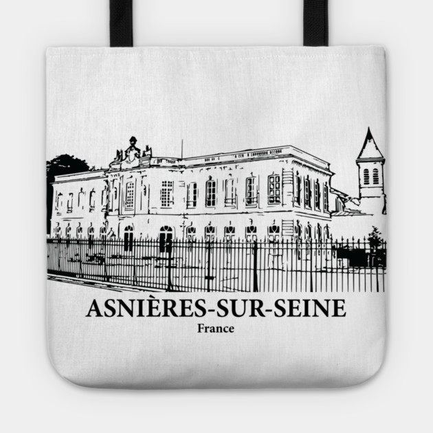 Asnières-sur-Seine - France Tote by Lakeric