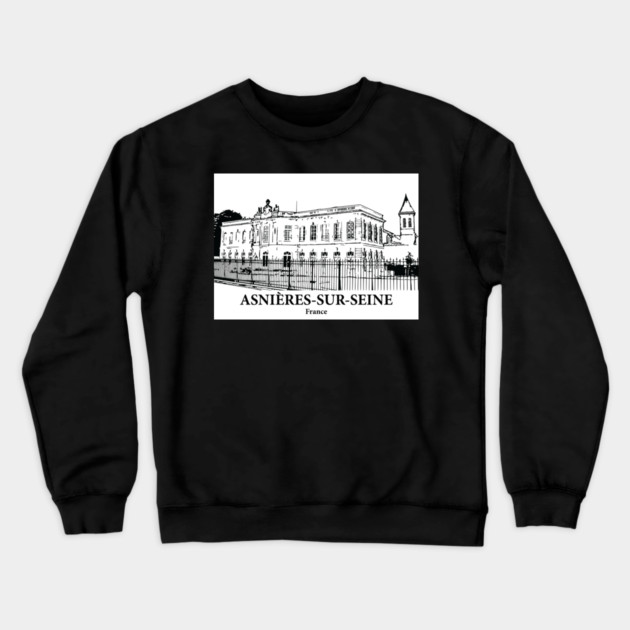 Asnières-sur-Seine - France Crewneck Sweatshirt by Lakeric