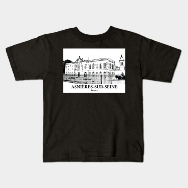 Asnières-sur-Seine - France Kids T-Shirt by Lakeric