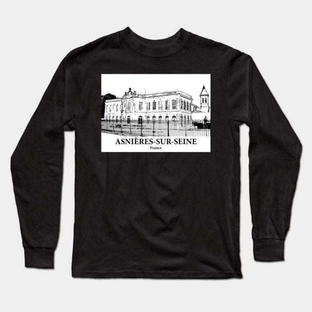 Asnières-sur-Seine - France Long Sleeve T-Shirt by Lakeric