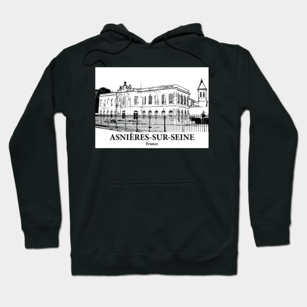 Asnières-sur-Seine - France Hoodie by Lakeric
