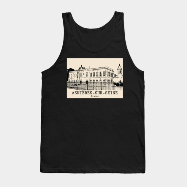 Asnières-sur-Seine - France Tank Top by Lakeric