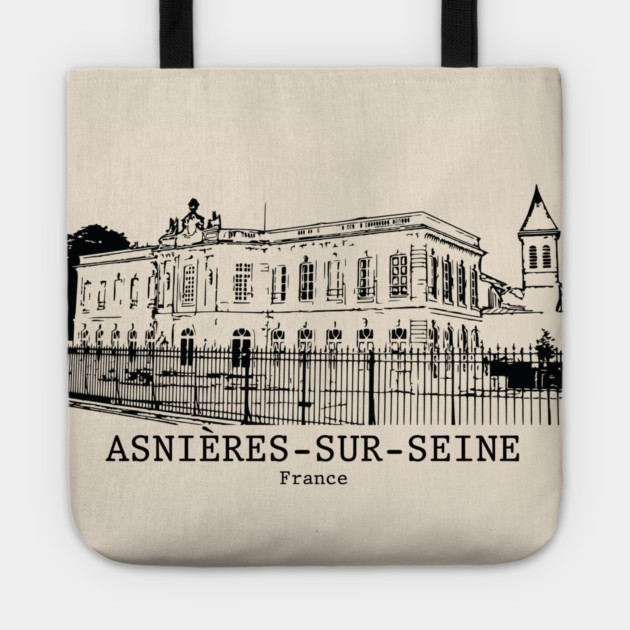 Asnières-sur-Seine - France Tote by Lakeric