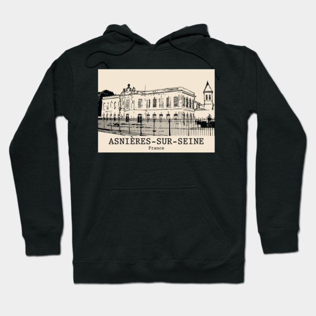 Asnières-sur-Seine - France Hoodie by Lakeric