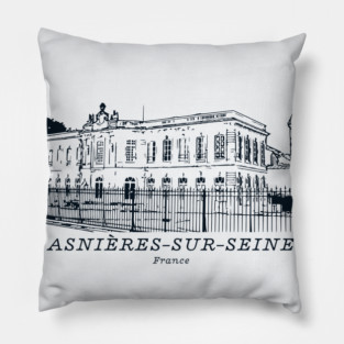 Asnières-sur-Seine - France Pillow