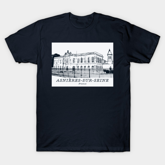Asnières-sur-Seine - France T-Shirt by Lakeric