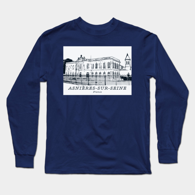 Asnières-sur-Seine - France Long Sleeve T-Shirt by Lakeric