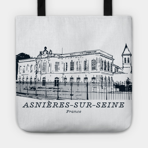 Asnières-sur-Seine - France Tote by Lakeric