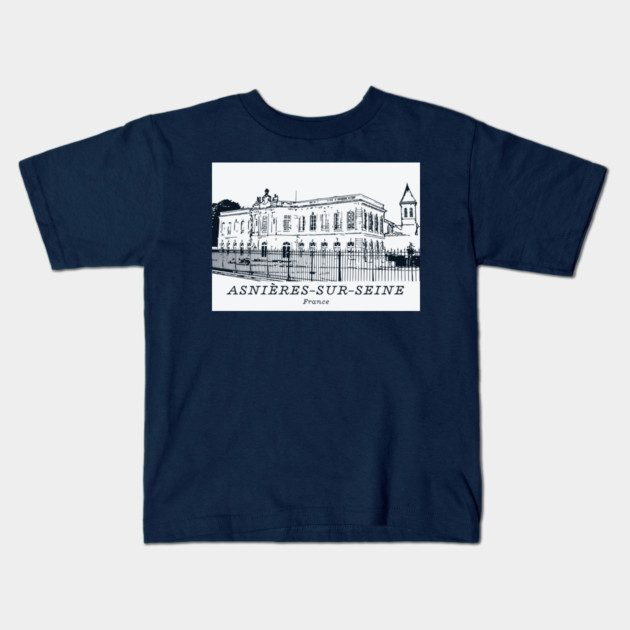 Asnières-sur-Seine - France Kids T-Shirt by Lakeric