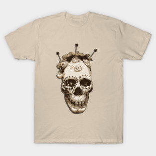 Voodoo Skull Head with Pins T-Shirt