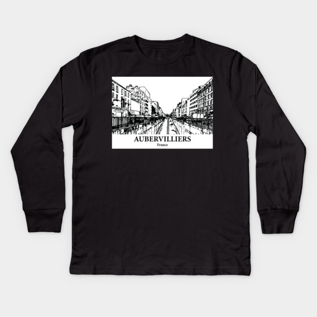 Aubervilliers - France Kids Long Sleeve T-Shirt by Lakeric