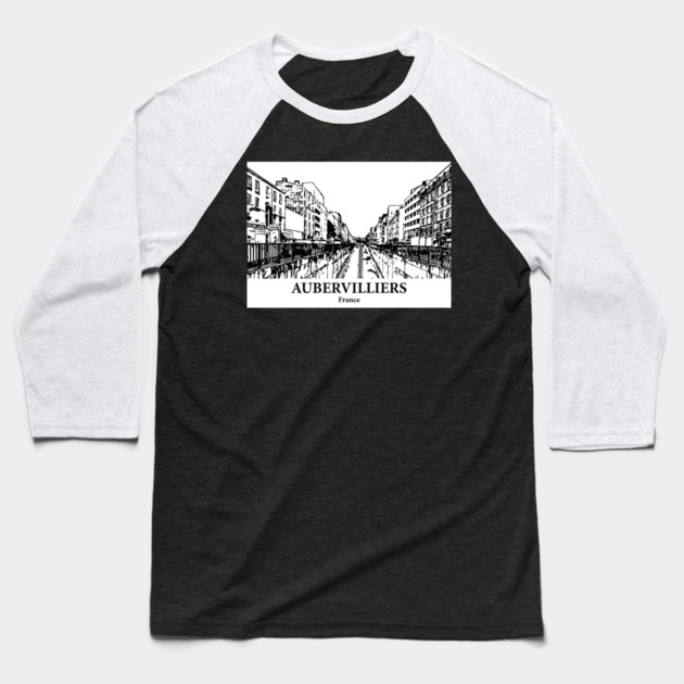 Aubervilliers - France Baseball T-Shirt by Lakeric