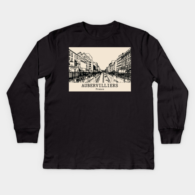 Aubervilliers - France Kids Long Sleeve T-Shirt by Lakeric