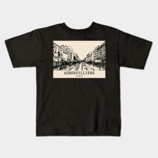 Aubervilliers - France Kids T-Shirt